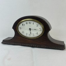 Antique 8-Day Oak Mantel Clock