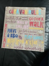 Wooden Caravan Rules Sign