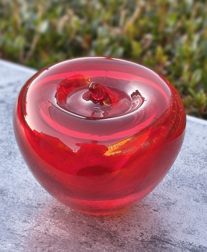 Vintage glass hand blown - vintage,