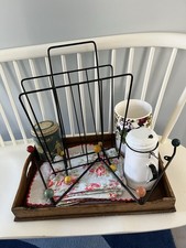 Vintage Bundle Includes 9 Items Inc Vintage Retro Sputnik Coat , Magazine Racks