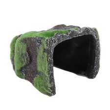 Rock Tortoise Hideout Basking Platform Hide Hole Multifunctional Reptile Hideout