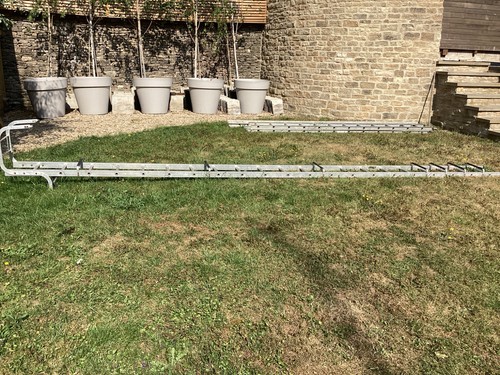 Roof ladder used length - used,, 5m