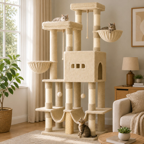 Large cat tree tower - cat,