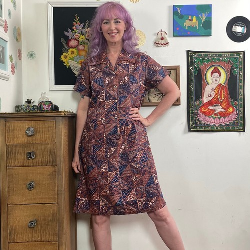 Vintage cotton day - day, dress