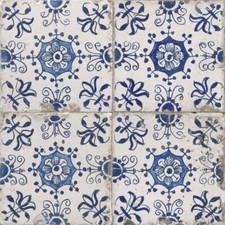 20x Blue Vintage Peel and