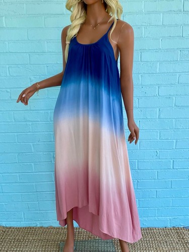 New aqua mcqueen flowy - flowy, maxi