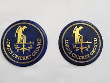 2 Lords Cricket Ground Beer Mats Faux Leather
