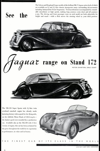 Classic jaguar cars poster - jaguar,
