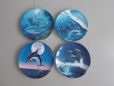 Danbury Mint Magical Dolphin Coalport Collectors Plates by Robin Koni. 4 In Set