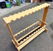 Wooden rod rack - wooden, display