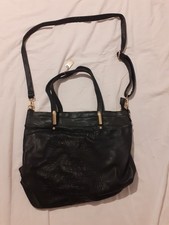 L.Credi Black Leather Purse