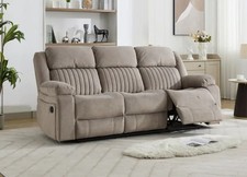 Morgan Taupe 3 Seater Sofa