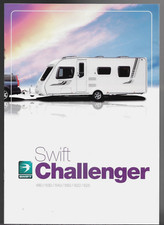 Swift Challenger Caravans 2008-09 UK Market Sales Brochure 480-625