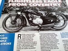 COVENTRY EAGLE 150cc MOTORCYCLE ARTICLE.