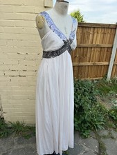 DESIGNER ELEMENTS AMANDA WAKELEY DRESS SIZE 18 MAXI SEQUIN PLEATS FIT & FLARE