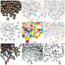 100pcs cube 6mm 7mm white &