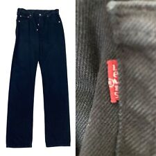LEVIS Vintage 501 Jeans 29/34 Black Denim Relaxed Straight Leg Levi's Rockabilly