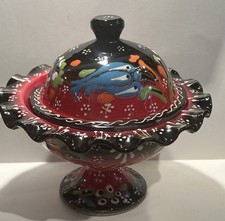 Vintage Turkish Ceramic Black