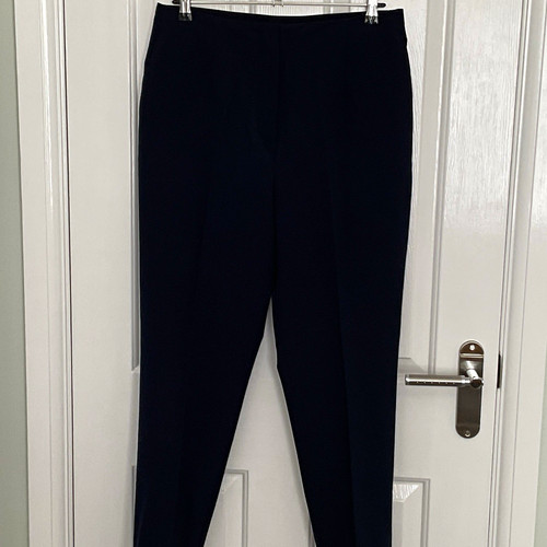 Ladies navy trousers size - tu,