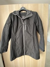 Helly Hansen Women’s Long Waterproof Rain Jacket Coat Black Size Large