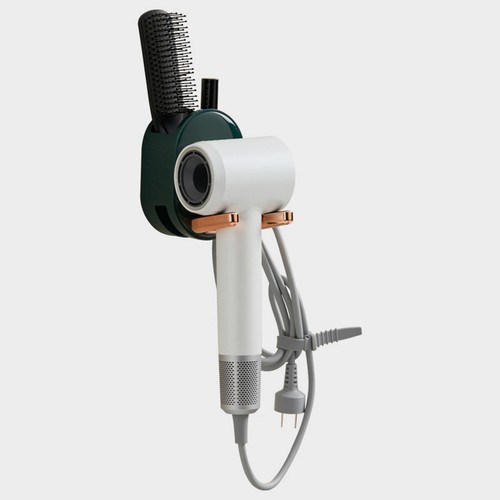 Bathroom hair dryer - hair, rack