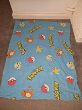 Pokemon Vintage Weighted Blanket Throw Bulbasaur Squirtle Charmander Duvet