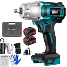 Cordless Impact Wrench 1600Nm High Torque Brushless Impact Driver 2PCS Battery