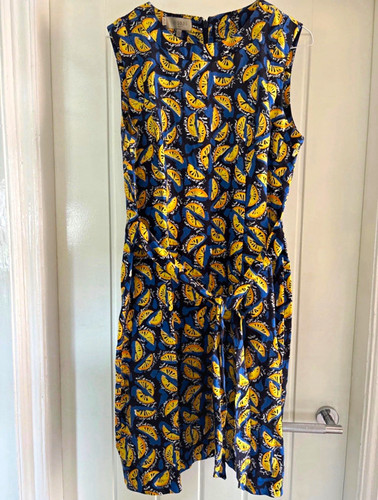 Gorgeous navy yellow amalfi - gorgeous,