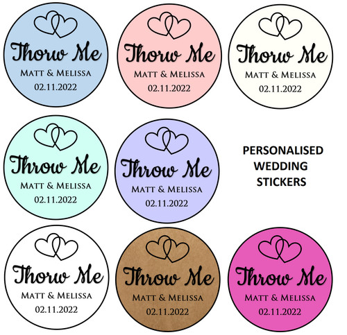 Personalised confetti wedding - personalised,