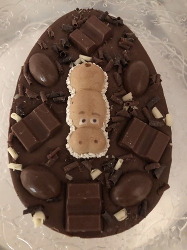Easter egg chocolate slabs - easter,