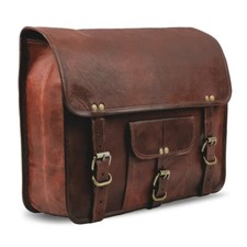 Bike Bag,Brown Leather Vintage