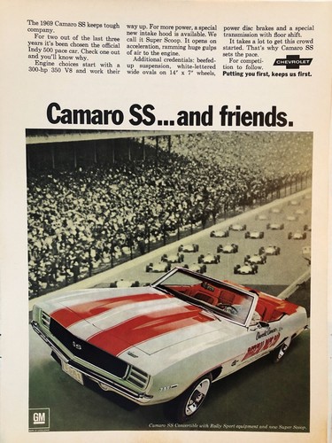 Vintage 1969 chevrolet camaro - vintage,