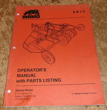 1991 rhino SR-15 batwing mower
