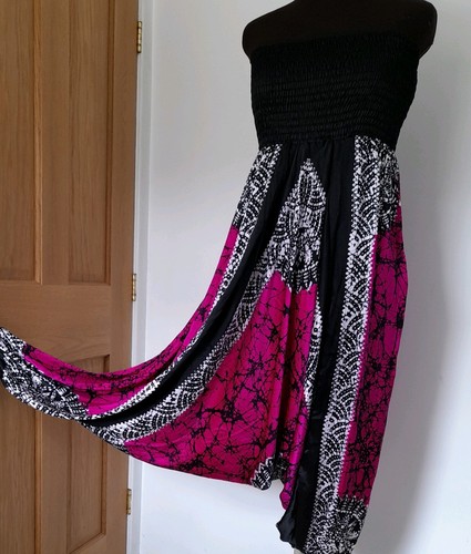 Black cerise harem - black,