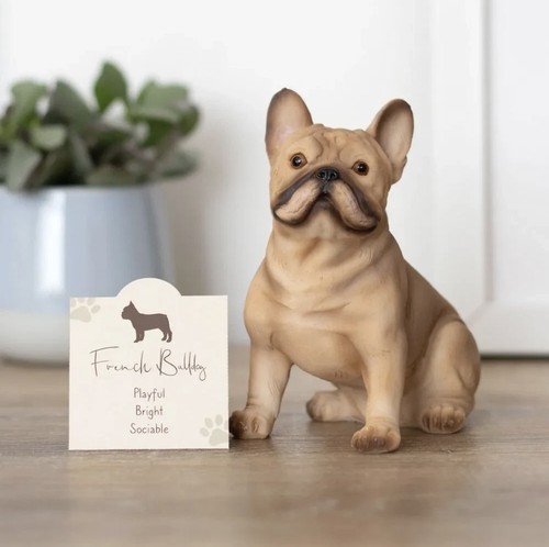 French bull dog small resin - dog,