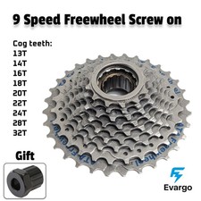 9 Speed ATA Freewheel Screw on