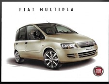 Fiat Multipla 2009-2010 UK Market Sales Brochure Dynamic Family & Plus, Eleganza