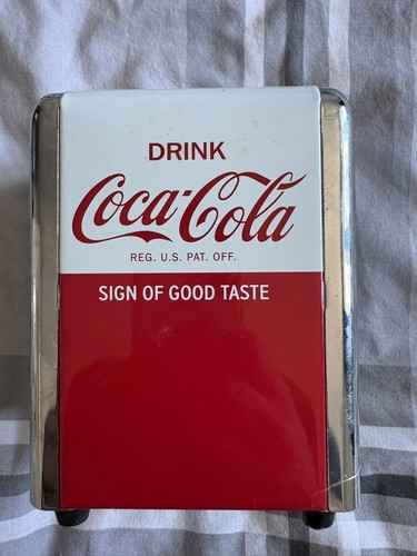 Coca cola napkin dispenser - napkin,