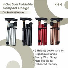 Folding Cane Fancy Walking