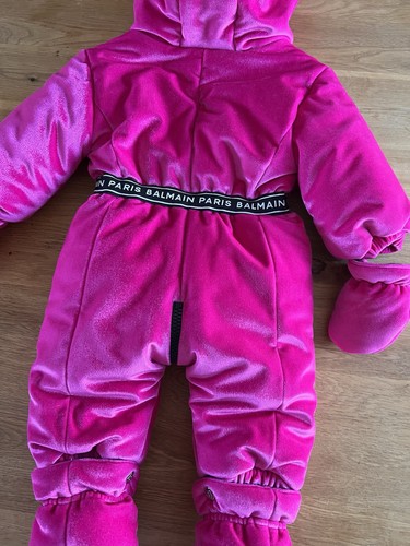 Girls pink snowsuit 6 - pink, 3/6