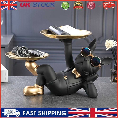 Resin dog statue decor - dog,