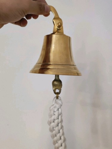 Brass antique style door - brass, bell