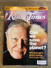 Radio Times 11-17 Nov 2000. Mids. Attenborough, Sheila Easton, Inspector Morse