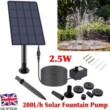 200L/H Solar Panel Powered Water Feature Pump for Garden Pool Pond Outdoor HOT