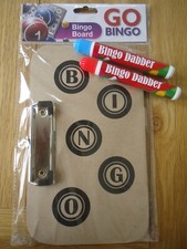 Bingo board with sturdy - with,
