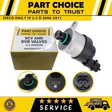 USED FUEL PUMP REGULATOR CONTROL VALVE Fits IVECO DAILY IV 2.3 D 2006-2011 BOSCH