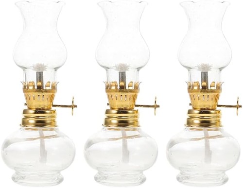 Zerodeko 3pcs vintage oil lamp - vintage,