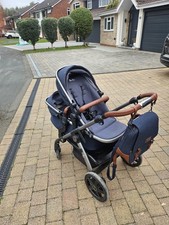 Silvercross Double Buggy Witg Basonette And Seat
