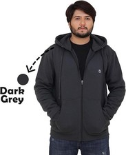 Mens Zip Up Fleece Hoodie