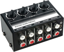 4 Channel Stereo Audio Mixer